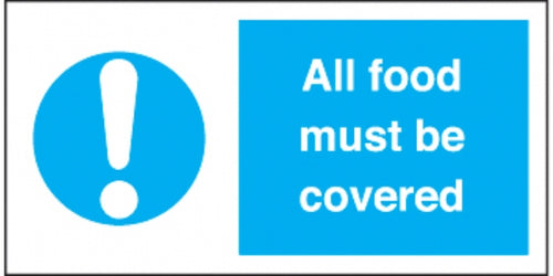 all food must be covered