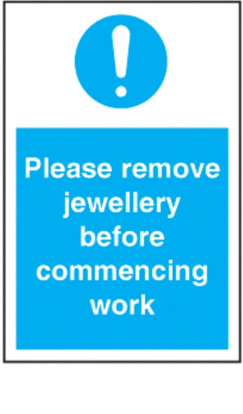 please remove all jewellery