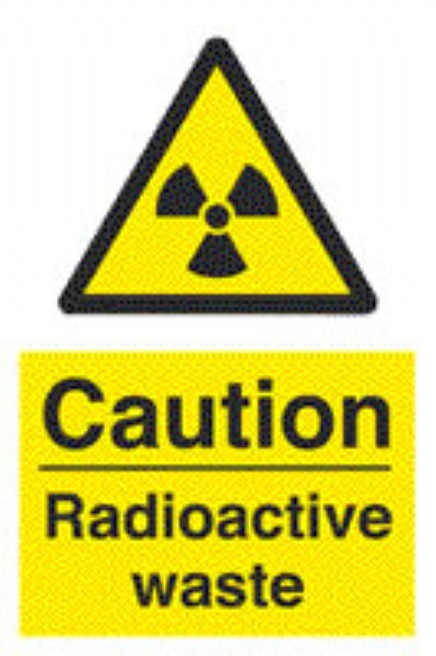 caution - radioactive waste