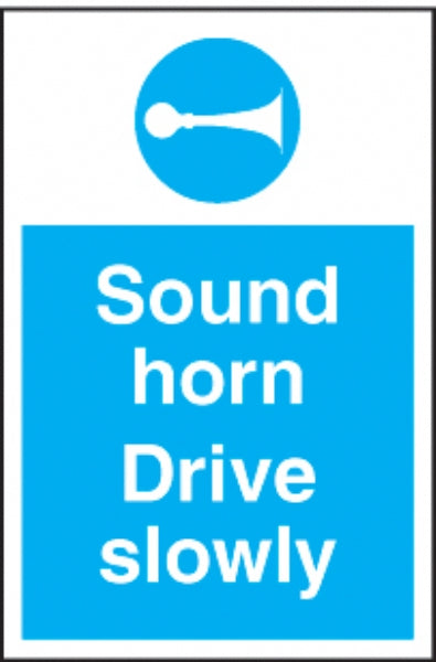 sound horn drive slowly