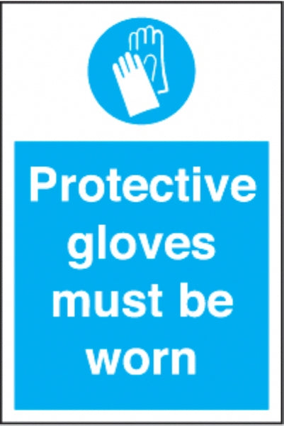 protective glove must be worn