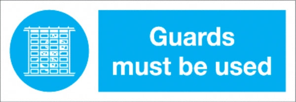 guards must be worn