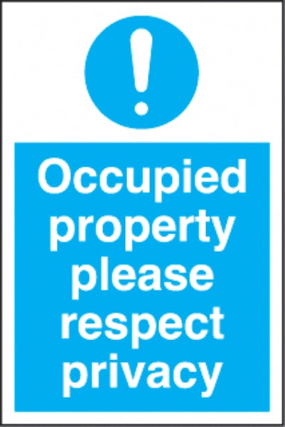 occupied property respect privacy