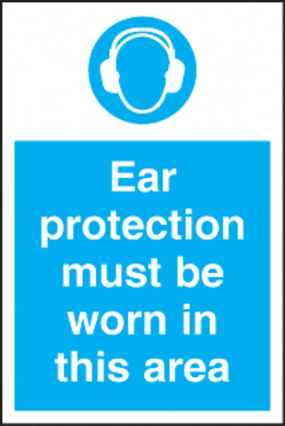 ear protection must be in this area