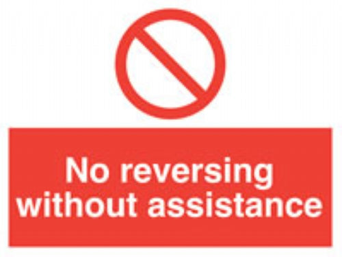 no reversing without assistance