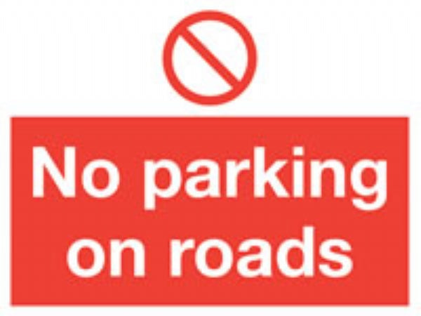 no parking on roads