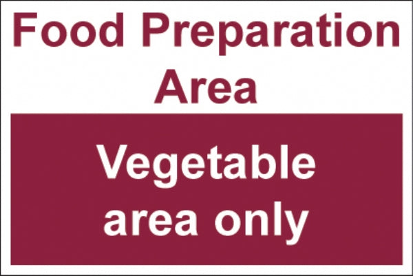 Food preparation area vegetable area