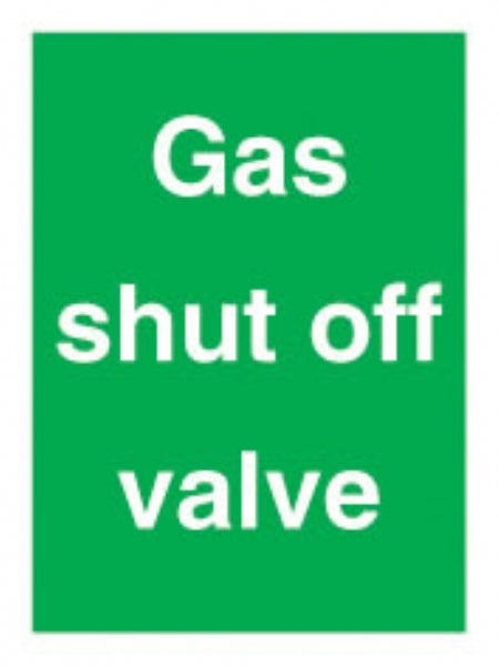 Gas shut off valve