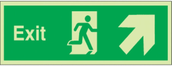 exit running man arrow diag right