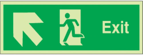 exit arrow diag up left
