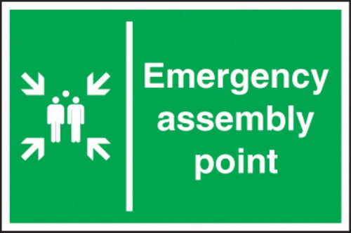 Emergency assembly point (Aluminium)