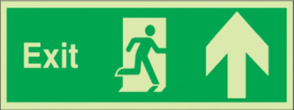 exit running man arrow up
