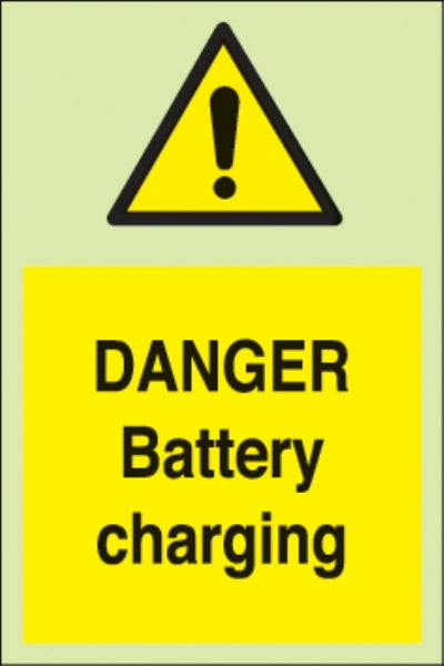 danger battery charging