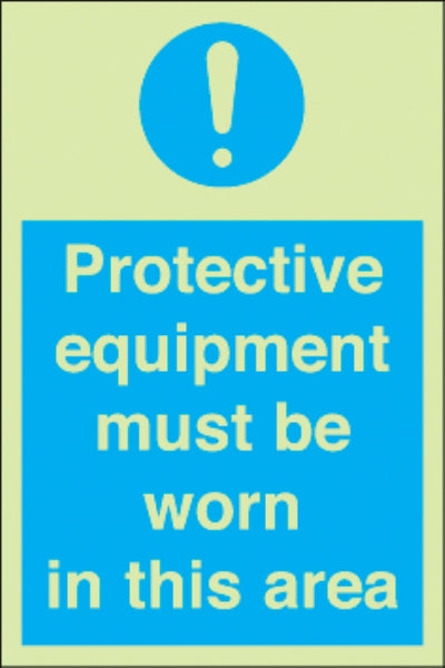 protective equipment must be worn etc