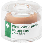 HypaPlast Pink Washproof Strapping Tape 2.5cm x 5M