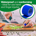 HypaPlast Blue Washproof Strapping Tape 2.5cm x 5M