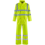 Supertouch Yellow Premium Lightweight Waterproof Hi Vis Rainsuit