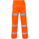 Supertouch Orange 3 Band Hi Vis Combat Trousers