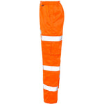 Supertouch Orange 3 Band Hi Vis Combat Trousers