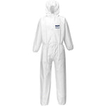 Portwest ST40 White Biztex Microporous Disposable Coverall Type 5/6 60g