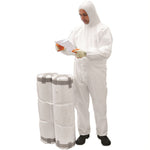 Portwest ST40 White Biztex Microporous Disposable Coverall Type 5/6 60g