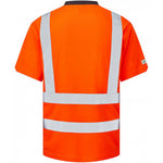 Leo Workwear Newport Orange Comfort EcoViz Hi Vis T-Shirt