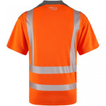 Leo Workwear Putsborough Orange EcoViz Coolmax Performance Hi Vis T-Shirt