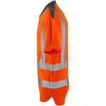 Leo Workwear Putsborough Orange EcoViz Coolmax Performance Hi Vis T-Shirt