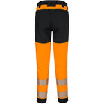 Portwest T140 PW3 Orange Stretch Hi Vis Trouser