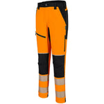 Portwest T140 PW3 Orange Stretch Hi Vis Trouser