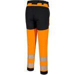 Portwest T140 PW3 Orange Stretch Hi Vis Trouser
