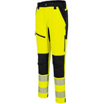 Portwest T140 PW3 Yellow Stretch Hi Vis Trouser