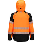 Portwest T161 PW3 Orange Waterproof Breathable Hi Vis Overhead Rain Jacket (3L)