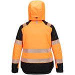 Portwest T162 PW3 Orange Women's Class 1 Padded Waterproof Hi Vis Winter Jacket