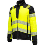 Portwest T170 PW3 Yellow Hybrid Padded Lined Hi Vis Baffle Jacket