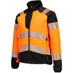 Portwest T171 PW3 Orange Women's Hybrid Padded Lined Hi Vis Baffle Jacket