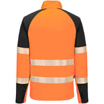 Portwest T172 PW3 Orange 1/4 Zip Hi Vis Sweatshirt