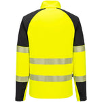 Portwest T172 PW3 Yellow 1/4 Zip Hi Vis Sweatshirt