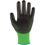 TraffiGlove TG5010 Classic Cut D PU X-Dura Palm Coated Green Gloves - 13g