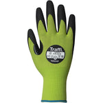 TraffiGlove TG5240 LXT MicroDex Cut C Eco Friendly Nitrile Palm Coated Green Gloves - 15g
