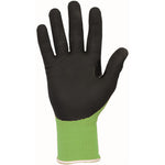 TraffiGlove TG6240 LXT MicroDex Cut E Nitrile Palm Coated Eco Friendly Green Gloves - 15g