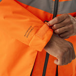 Regatta TRA340 Tactical Orange Hi Vis Waterproof Fleece Lined Parka Jacket