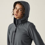 Regatta TRA702 Venturer Women's 3-Layer Breathable Hooded Softshell Jacket (3L)