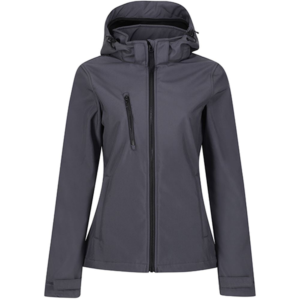 Regatta TRA702 Venturer Women's 3-Layer Breathable Hooded Softshell Jacket (3L)
