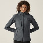 Regatta TRA702 Venturer Women's 3-Layer Breathable Hooded Softshell Jacket (3L)