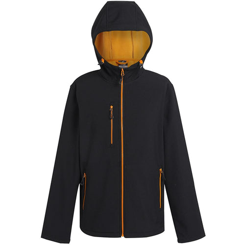 Regatta TRA705 Navigate Fleece Lined Hooded Softshell Jacket (2L)