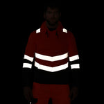 Regatta TRF663 Pro Orange/Navy Two Tone Hi Vis Hoodie