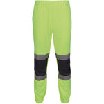 Regatta TRJ503 Pro Yellow/Navy Two Tone Hi Vis Jogging Bottoms