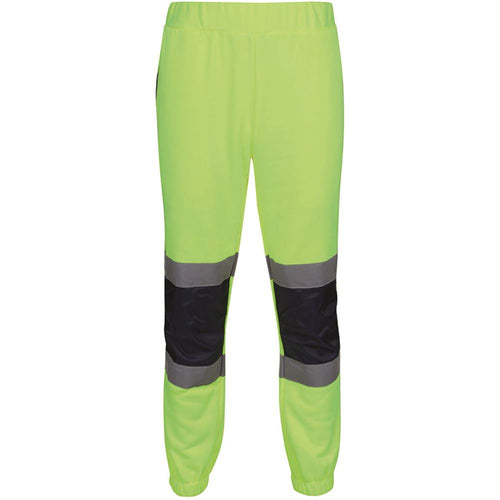 Regatta TRJ503 Pro Yellow/Navy Two Tone Hi Vis Jogging Bottoms