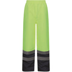 Regatta TRJ523 Pro Yellow/Navy Two Tone Waterproof Padded Hi Vis Trouser
